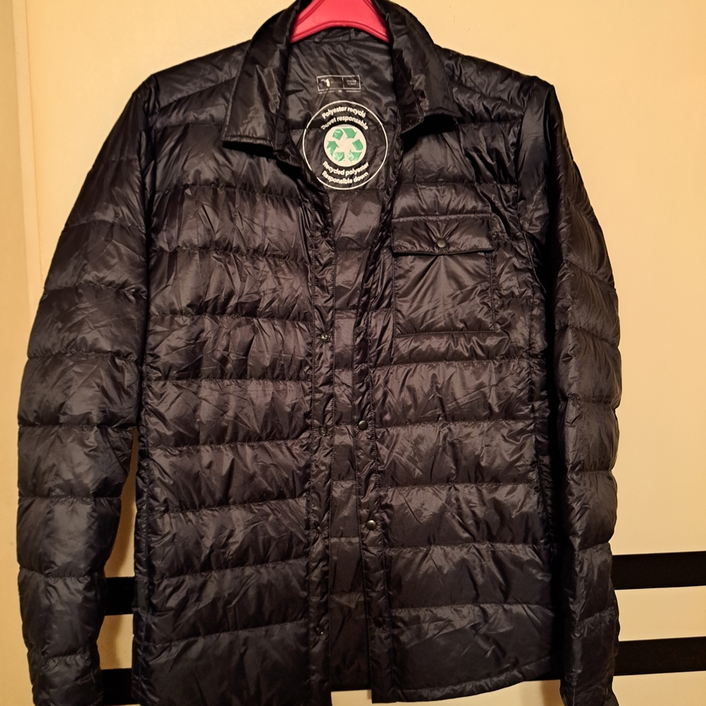 Men's Black Quilted Jacket